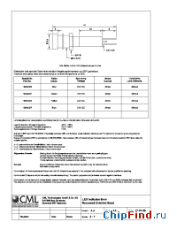 Datasheet 1905X352 manufacturer CML