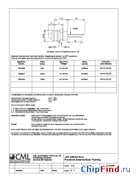 Datasheet 1906X001 manufacturer CML