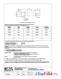 Datasheet 1907X352 manufacturer CML