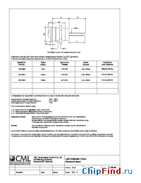 Datasheet 1921X001 manufacturer CML