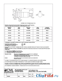 Datasheet 1927X352 manufacturer CML