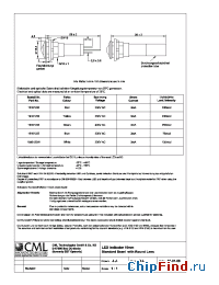 Datasheet 19401232 manufacturer CML