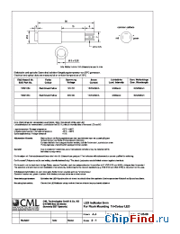 Datasheet 19591254 manufacturer CML