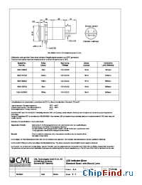 Datasheet 195A1251UC manufacturer CML