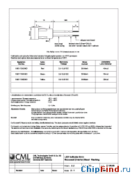 Datasheet 198011005X900 manufacturer CML