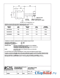Datasheet 1981000351500 manufacturer CML