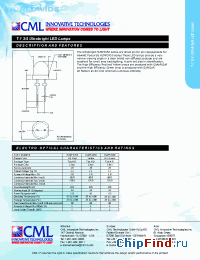 Datasheet HLMP3850 manufacturer CML