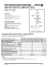 Datasheet AM154 производства Comchip