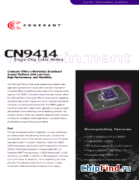 Datasheet CX24941 производства Conexant