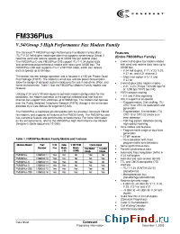 Datasheet FM336Plus-D90 производства Conexant
