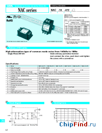 Datasheet NAC-16-472 manufacturer COSEL
