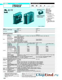 Datasheet PAA50F-24 производства COSEL