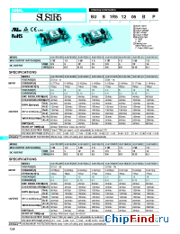 Datasheet SUS1R51212 manufacturer COSEL