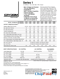 Datasheet A1240-B manufacturer Crydom