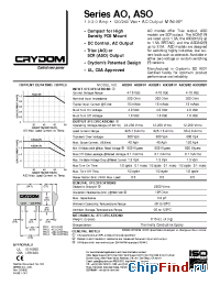 Datasheet ASO241R manufacturer Crydom