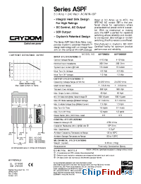 Datasheet ASPF240D3 manufacturer Crydom
