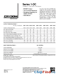 Datasheet D1D20 manufacturer Crydom