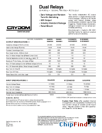 Datasheet D2425D manufacturer Crydom