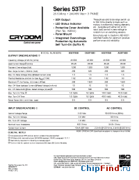 Datasheet D53TP25D-10 manufacturer Crydom