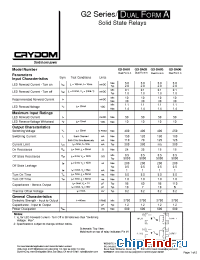 Datasheet G2-DA03-TT manufacturer Crydom