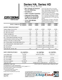 Datasheet HA4812E-10 производства Crydom