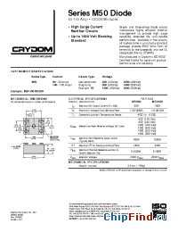 Datasheet M50100SB1000 manufacturer Crydom
