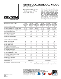 Datasheet ODC15 manufacturer Crydom