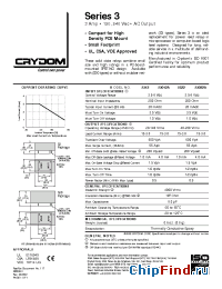 Datasheet S3012A производства Crydom