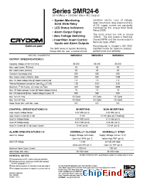 Datasheet SMR2450-6 manufacturer Crydom