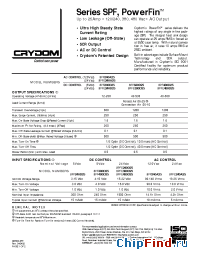 Datasheet SPFE380D25R производства Crydom
