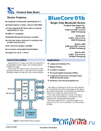 Datasheet BC01b-USB производства CSR