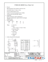 Datasheet PCMB104-100MS производства Cyntec