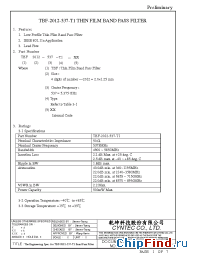 Datasheet TBF-1608-245-R1 производства Cyntec