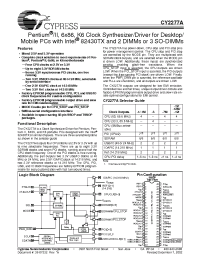 Datasheet CY2277APVC-12 производства Cypress