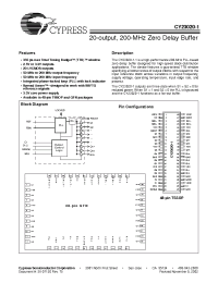 Datasheet CY23020LFI-1 manufacturer Cypress