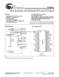 Datasheet CY28405-2 производства Cypress