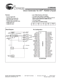 Datasheet CY28RS400 производства Cypress