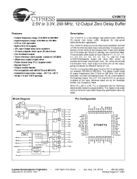 Datasheet CY29772 manufacturer Cypress