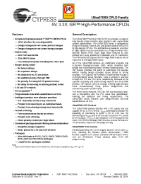 Datasheet CY37128VP400-83BAXC manufacturer Cypress