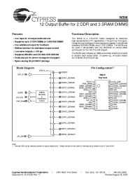 Datasheet CYW256OXCT производства Cypress