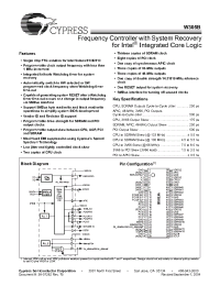 Datasheet CYW305OXC производства Cypress