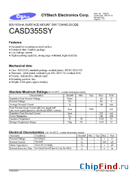 Datasheet CASD355SY производства Cystech