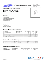 Datasheet MF4728A manufacturer Cystech