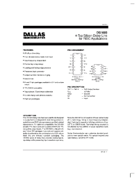 Datasheet DS1003-20 производства Dallas