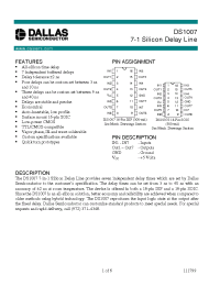 Datasheet DS1007-3 производства Dallas