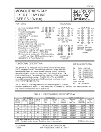 Datasheet 3D7105M-0.75 производства Data Delay