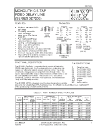 Datasheet 3D7205-80 производства Data Delay