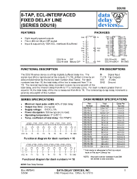 Datasheet DDU18-100MC4 производства Data Delay
