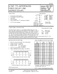 Datasheet DDU4F-5006MC2 производства Data Delay