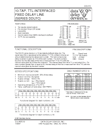 Datasheet DDU7C-100A3 производства Data Delay